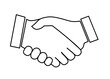 © mavis002 - handshake icon vector illustration