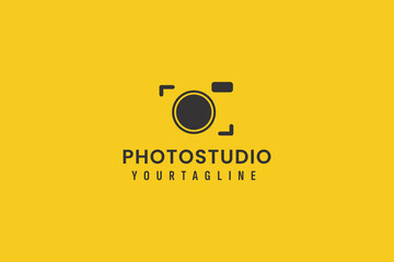 Sticker - photo studio logo vector icon illustration