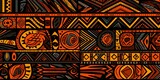 Fototapeta  - african tribal pattern background