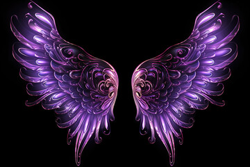 Wall Mural - Purple Wings