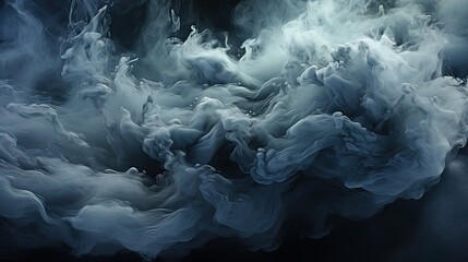 Wall Mural - Ash gray Smoke, Macro shot , Color Gradient, Background HD