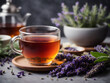herbal tea with lavender