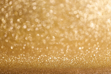 Sticker - Shiny golden lights background