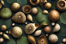 Generate An Image That Captures The Elegance Of A Lotus Seed Pod 