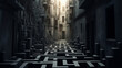 A labyrinthine maze of narrow alleyways and winding streets