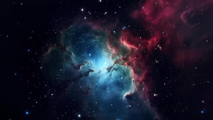 Wall Mural - Beautiful nebula in space - stars - galaxy - cosmos - Concept Art