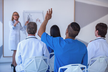 Wall Mural - Medical doctors at the conference