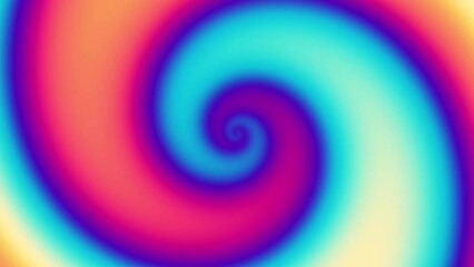 Aufkleber - Endless abstract spiral. Looping 4k footage. Abstract blue helix