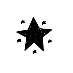 Sticker - Hand Drawn Star