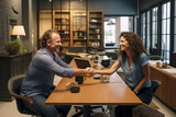 Fototapeta  - Successful business deal sealed with a handshake