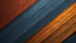 A vibrant and textured wooden wall in various colors created with Generative AI technology