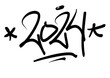 Ilustración 2024 graffiti tag