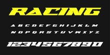 Racing lettering vector graphic apparel clothing prints eps svg png. Typography Fonts graphics designs posters stickers. Download it Now in high resolution format and print it in any size