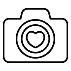 Sticker - Outline Camera icon