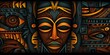 © Young - african tribal pattern background
