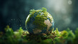 Earth Day. International Mother Earth Day. Environmental problems and environmental protection, copy space,