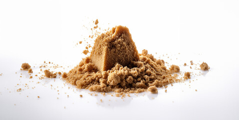 a pile of brown sugar