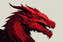 Red Dragon Illustration