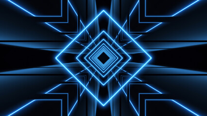 Wall Mural - VJ abstract light event particles concert intro game edm music stage party openers titles led neon tunnel background