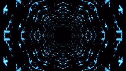 Wall Mural - VJ abstract light event particles concert intro game edm music stage party openers titles led neon tunnel background
