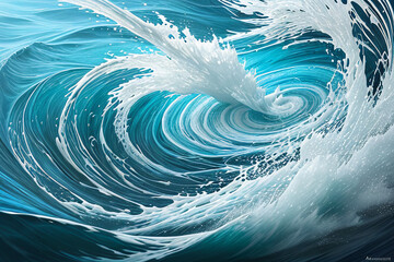 wave background