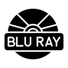 Vector Design Blu Ray Icon Style