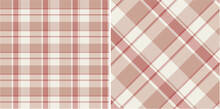 Vector Checkered Pattern Or Plaid Pattern In Pink And Bw. Tartan, Textured Seamless Twill For Flannel Shirts, Duvet Covers, Other Autumn Winter Textile Mills.
Vector Format