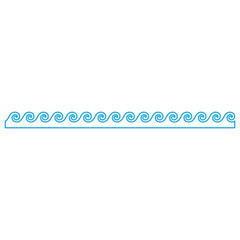 Wall Mural - Waves icon vector. Wave illustration sign. ocean symbol. water logo.