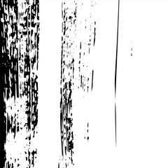 Poster - Retro background with distressed vintage grunge texture. Monochrome abstract vector illustration with simple paint brush strokes. 