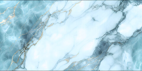 Wall Mural - Light blue marble texture. Generative Ai.