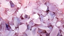 Textured Surfaces Of Lavender And Rose Quartz, Suggesting The Gentle Caress Of A Summer Breeze.
