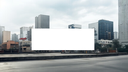 Canvas Print - Billboard in the city