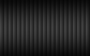 Wall Mural - black striped steel metal texture. dark abstract background with vertical stripes and grey gradients