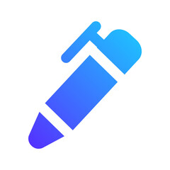 Sticker - pen gradient fill icon