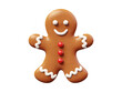 © Medard - Gingerbread man Christmas decoration isolated on transparent or white background, png