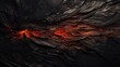 Black magma like background, generated by AI