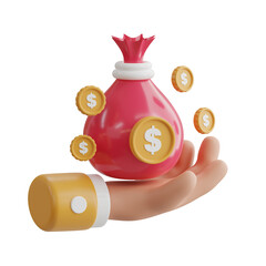 Poster - Income 3d Illustration