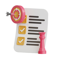 Poster - Strategy 3d Illustration