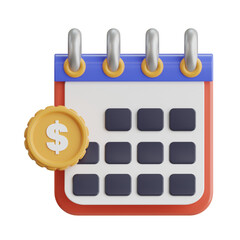 Poster - Calendar 3d Illustration