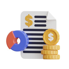 Poster - Budget 3d Illustration 