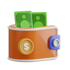 Poster - Wallet 3d Illustration