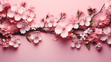 pink cherry blossom in spring