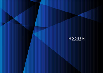 Aufkleber - Abstract modern gradient blue background. High tech line. Concept technology, futuristic, big data, Ai, network, business, online, financial, presentation, banner, advertisement	