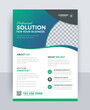 © graphicamplify - Attractive shapes & colors corporate brand business flyer design concept. best quality business leaflet, modern flier