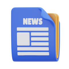 Poster - News 3d Illustration