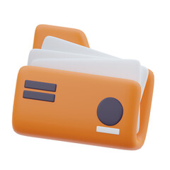 Poster - Folder 3d Illustration