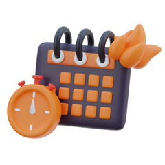 Poster - Deadline 3d Illustration