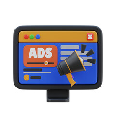 Poster - Web Ads 3d Illustration