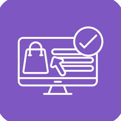 Canvas Print - Checkout Icon