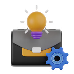 Poster - Business Idea 3d Illustration